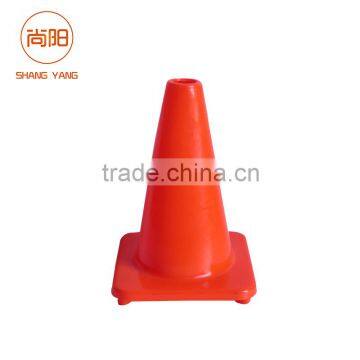 Colored road warning triangle pvc traffic safety cone