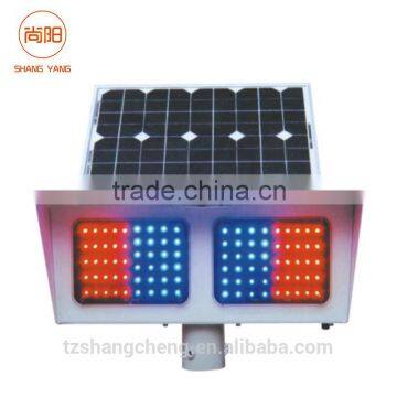 Solar two sides flash warming light