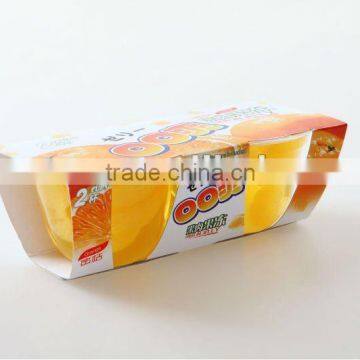 Fruit Jelly Cup in Cardboard