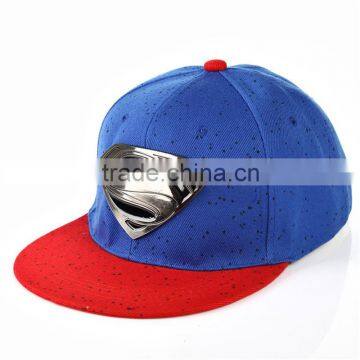 BSH011D Colorful patchwork metal logo baseball cap New sport hat Snapback cap