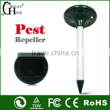 Multifunctional solar animal repeller best selling ultrasonic anti rodent in pest control GH-316