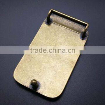 Belt Buckle Blank in Antique Brass photo-3