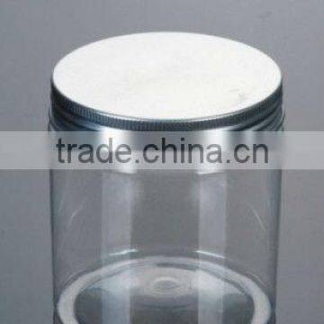 China Supplier Wholesale 16oz ice cream jar plastic pet bottle with aluminum lid