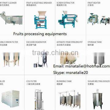 Bottle hot juice processing and filling line