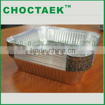 Disposable aluminum foil container