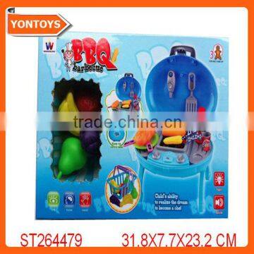 Plastic BO toy barbecue with light&sound