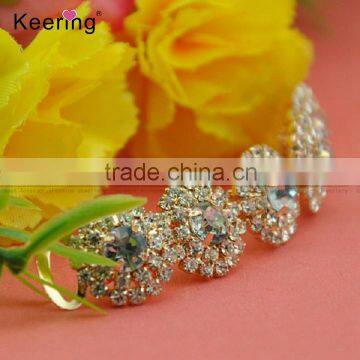 8.5cm long high-end market rhinestone bikini connetors WCK-1340