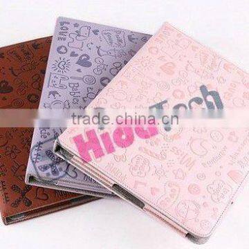 2011 Hot ,for ipad 2 case,horizontal leather Case for apple ipad 2,for Tablet pc leather case with stand