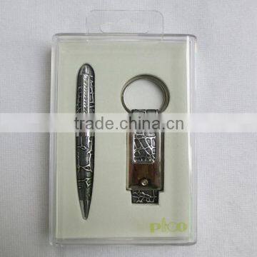 Ball Pen and Keychain Packed in a Transparent Gift Box photo-3