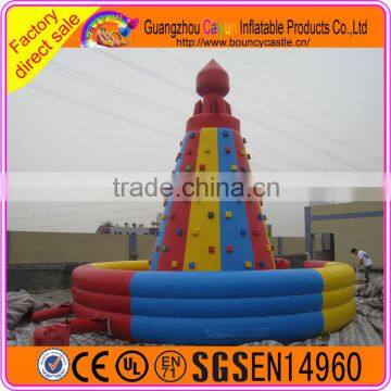 Challenging and safe inflatable climbing wall for kids and adults