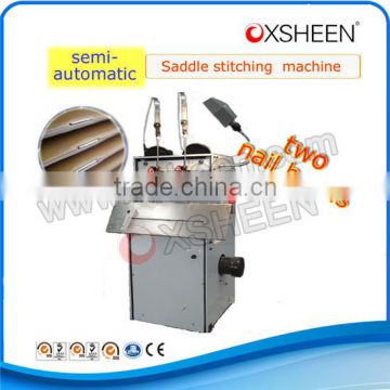 Overseas technology semi-auto saddle stitching machine