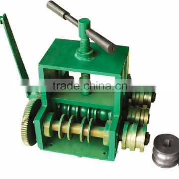 IRON TUBE ROUNDING AND ANGLING MACHINE