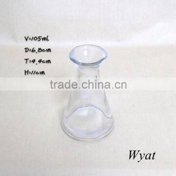 100ml Sake Glass Wine Bottle 3oz Glass Beverage Bottle Tapered Glass Bottle photo-3