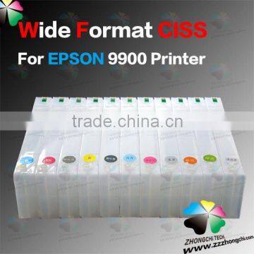 High Quality Continuous Ink Supply System for Epson 9900 9910 Printer/Refillable Ink Cartridgr for Epson 9900 9910 Printer