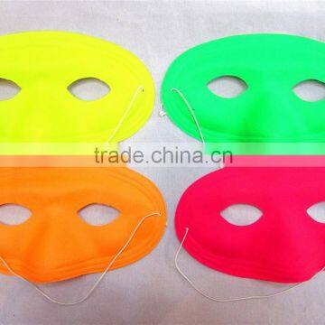 Neon PVC half party mask