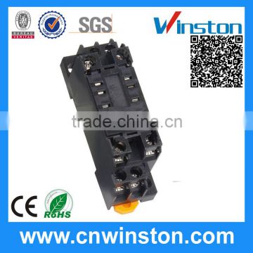 PTF08A-E General Purpose 8 PIN 300VAC 10A Connecting Electric Contact Relay Socket with CE