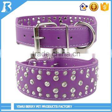 High quality 5cm Wide Large Size leather dog collar