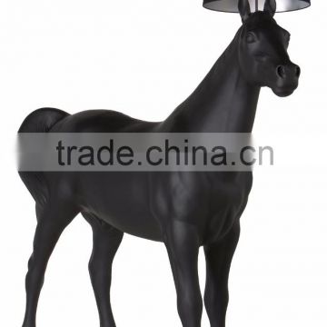 interior decorative columns chinese reception horse floor lamp