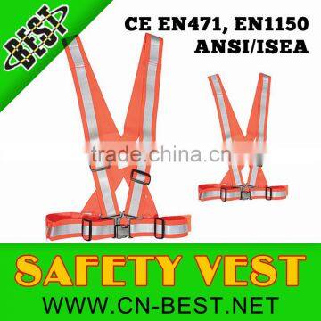 reflective elastic safety vest
