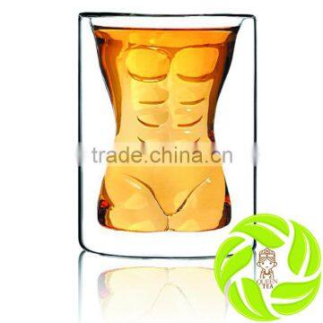 Special Wholesale Chinese Teaset Man and Woman Style Tea Cup Lovers Teaset Glass Teaware
