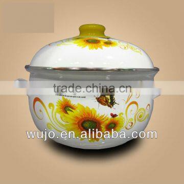 Belly Shape Enamel Casserole