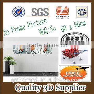 New Material PET 1.5mm No Frame Picture 3d pictures of animals