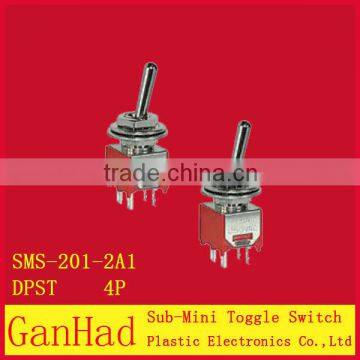 6 pin Sub mini toggle switch 3-wayand 2-way.ON ON ON&ON OFF ON