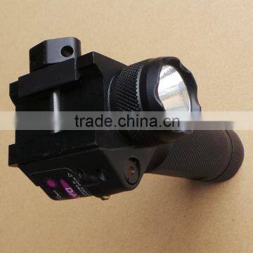 Green Laser sight & light couple with handle expecially fixed to the long rifle