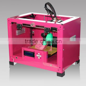 new product dual extruder desktop 3d printer used