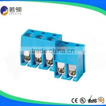 UL PCB Screw Type Terminal Block Connector 90 Degree Pitch 5.0mm 10mm