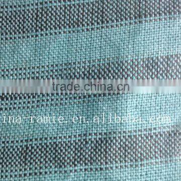 ramie&cotton woven stripped fabric