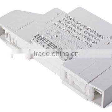 127V 230V 5(32)A Single Phase Two Wire Din Rail Active Energy Meter With LCD Display photo-2
