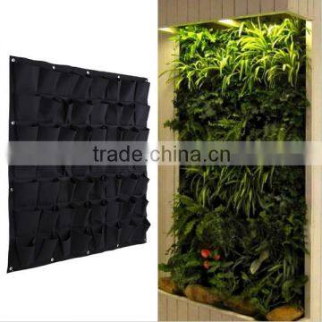 1 Pcs 56 Pocket flowerpot Indoor Outdoor Wall Hanging Planter Vertical Felt Garden Plant Grow Container Bag 100 *100cm