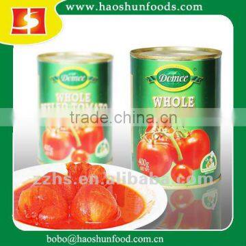 Canned Peeled Tomato