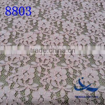 hot lace fabric spandex lace fabric for wedding dress TH-8803