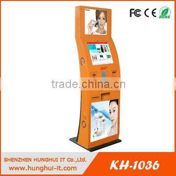 advertising interactive kiosk / free standing advertising kiosk / Free standing interactive bill payment kiosk