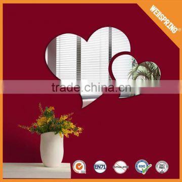 08-00035 Promotional products mirror sticker printing adhesive mirror coated paper stickers for mirrors