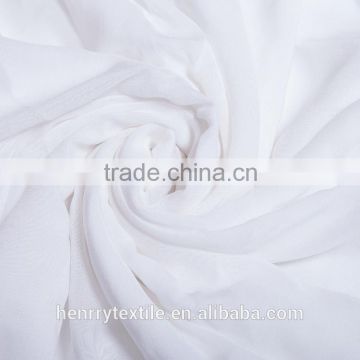 White 100% Rayon Poplin Fabric for Garment