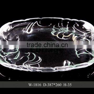 luxury Crystal glass party dessert plates