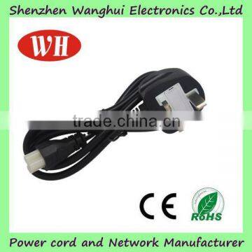 China manufactured UK Standard big type fuse power cord