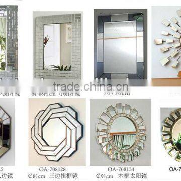 wholesale glass wall decorative mirrored furniture