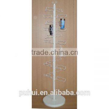 Elegant Shape Metal Floor Mugs Rack for Promotion photo-2