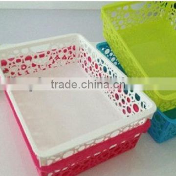 Small Size Colorful plastic storage basket