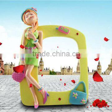 Fashional photo frame, polyresin photo frame