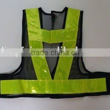 High quality cheap purple reflective safety vest