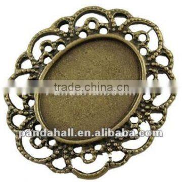 Alloy Pendants Jewelry Finding(EA079Y-AB)