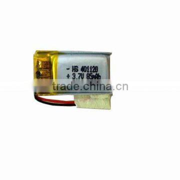 3.7V Lipo Battery for bluetooth headset