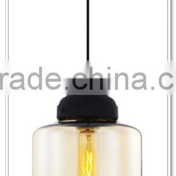 2014 clean amber hand-blown glass suspension lamp MD9012-AM