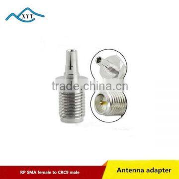 3G Antenna Plated Nickel CRC9 to RP SMA female Coax Adapter