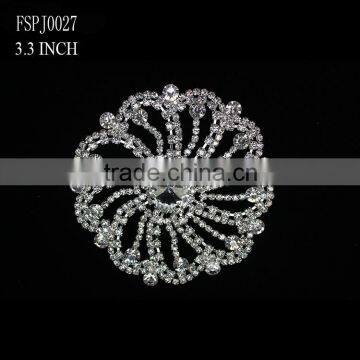 2015 wholesale siver plated crystal appliques